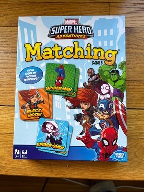 Marvel Super Hero Adventures Matching Game - Light Blue